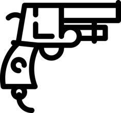 Hellboy Good Samaritan Silhouette Cutting Svg Files, Free Vectors File